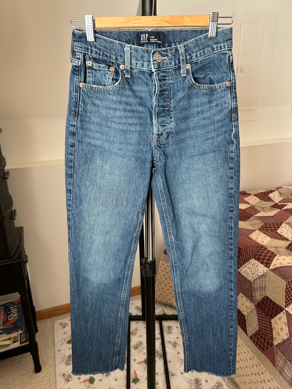 Gap Cheeky Straight High Rise Jeans 2 26 Long